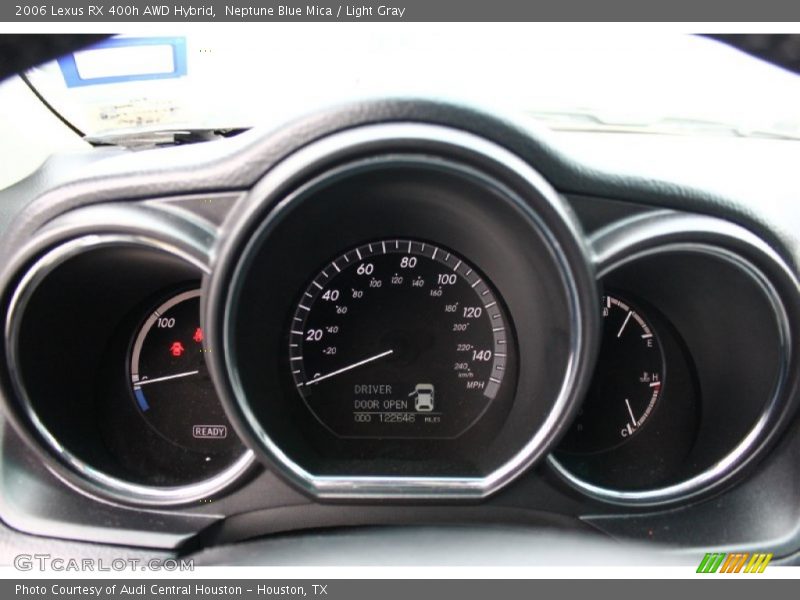 Neptune Blue Mica / Light Gray 2006 Lexus RX 400h AWD Hybrid