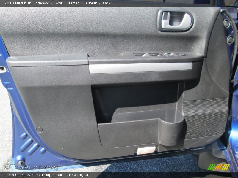 Maizen Blue Pearl / Black 2010 Mitsubishi Endeavor SE AWD