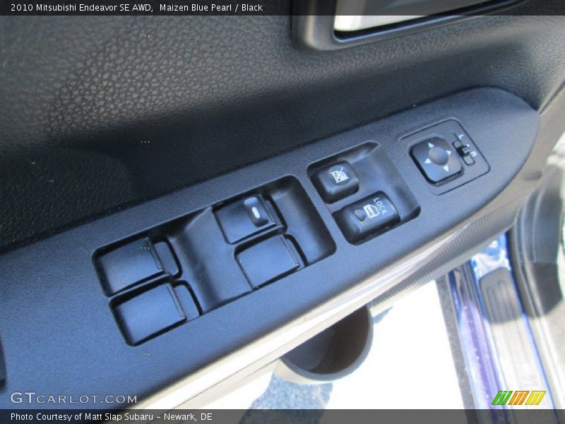 Maizen Blue Pearl / Black 2010 Mitsubishi Endeavor SE AWD