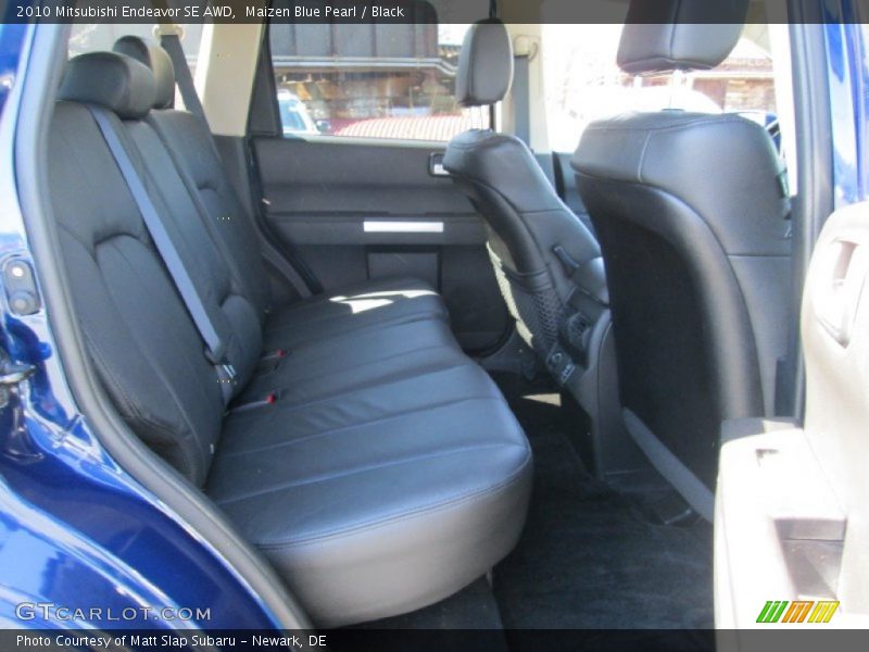 Maizen Blue Pearl / Black 2010 Mitsubishi Endeavor SE AWD
