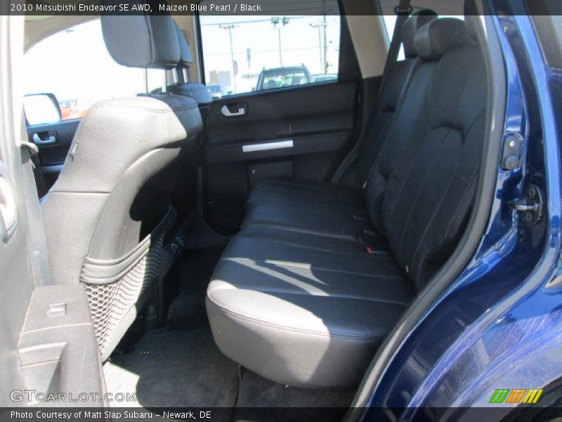 Maizen Blue Pearl / Black 2010 Mitsubishi Endeavor SE AWD