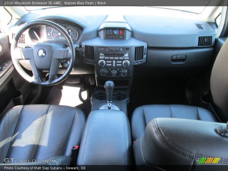 Maizen Blue Pearl / Black 2010 Mitsubishi Endeavor SE AWD
