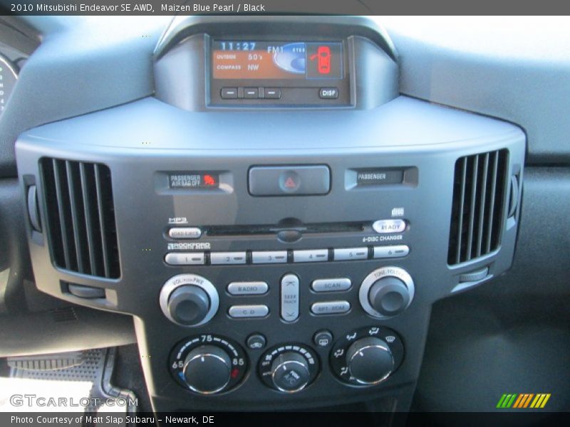 Maizen Blue Pearl / Black 2010 Mitsubishi Endeavor SE AWD