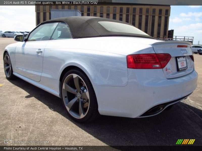 Ibis White / Black/Rock Gray 2014 Audi RS 5 Cabriolet quattro