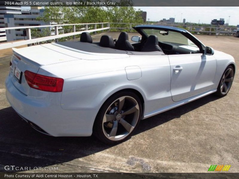 Ibis White / Black/Rock Gray 2014 Audi RS 5 Cabriolet quattro