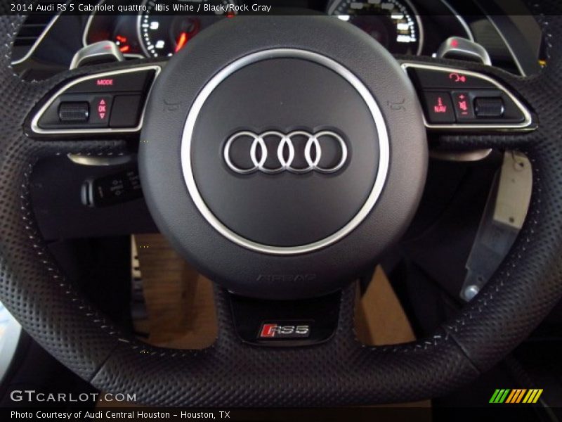 Ibis White / Black/Rock Gray 2014 Audi RS 5 Cabriolet quattro