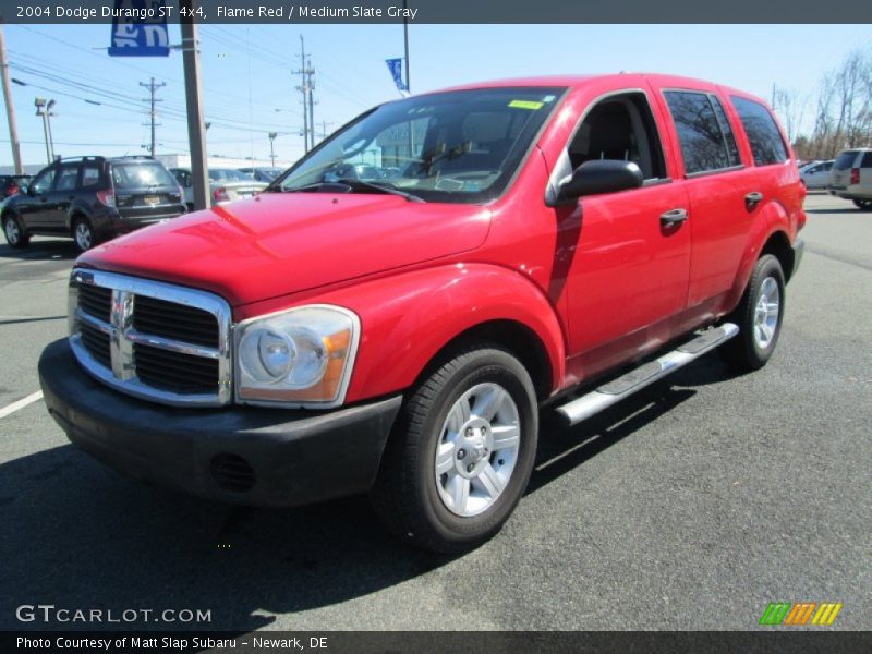 Flame Red / Medium Slate Gray 2004 Dodge Durango ST 4x4