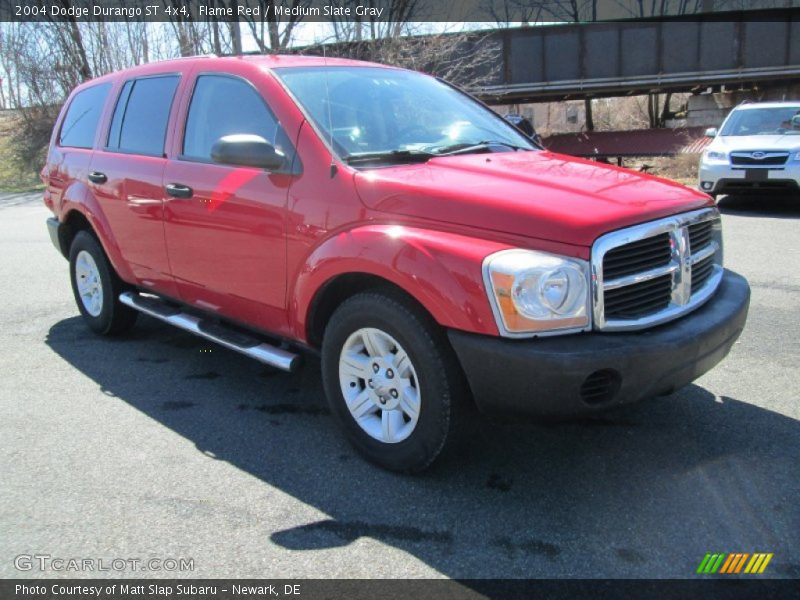 Flame Red / Medium Slate Gray 2004 Dodge Durango ST 4x4