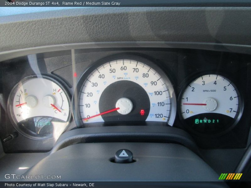 Flame Red / Medium Slate Gray 2004 Dodge Durango ST 4x4