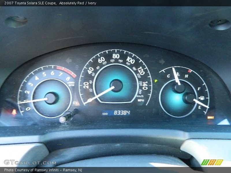 Absolutely Red / Ivory 2007 Toyota Solara SLE Coupe