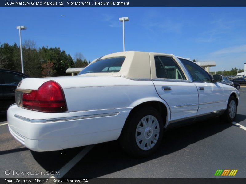 Vibrant White / Medium Parchment 2004 Mercury Grand Marquis GS