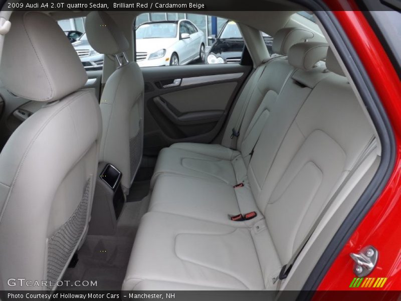 Brilliant Red / Cardamom Beige 2009 Audi A4 2.0T quattro Sedan
