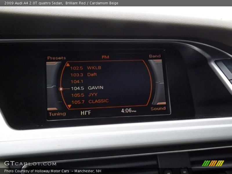 Brilliant Red / Cardamom Beige 2009 Audi A4 2.0T quattro Sedan