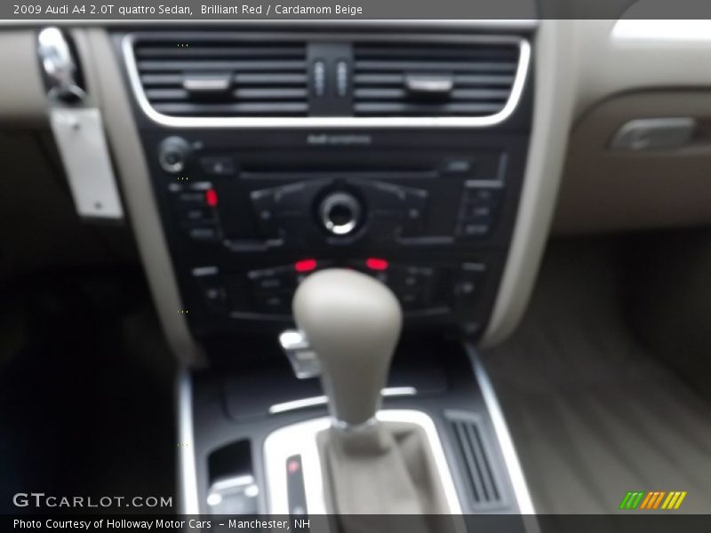 Brilliant Red / Cardamom Beige 2009 Audi A4 2.0T quattro Sedan