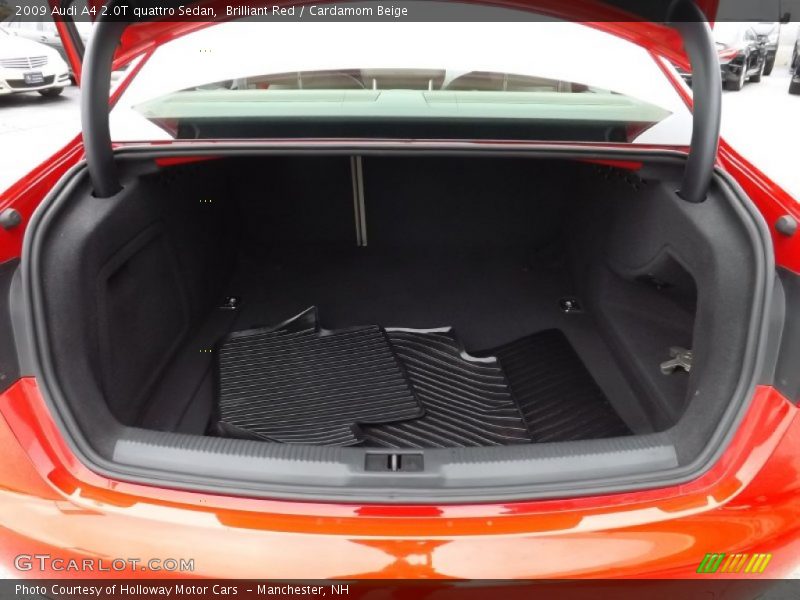 Brilliant Red / Cardamom Beige 2009 Audi A4 2.0T quattro Sedan