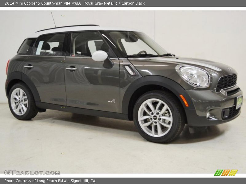 Royal Gray Metallic / Carbon Black 2014 Mini Cooper S Countryman All4 AWD