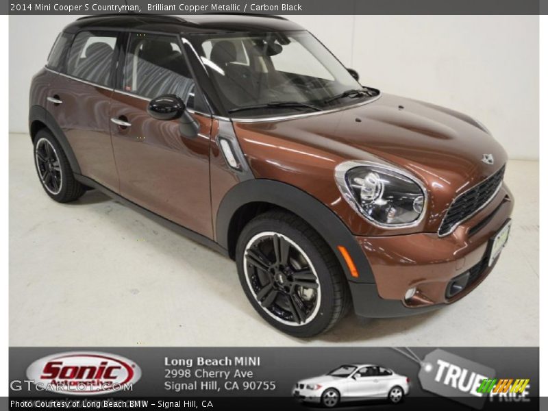 Brilliant Copper Metallic / Carbon Black 2014 Mini Cooper S Countryman