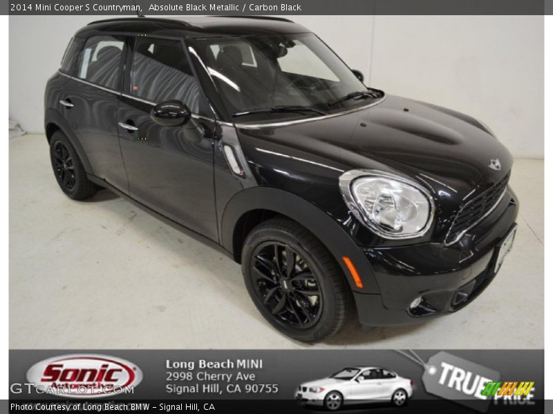 Absolute Black Metallic / Carbon Black 2014 Mini Cooper S Countryman