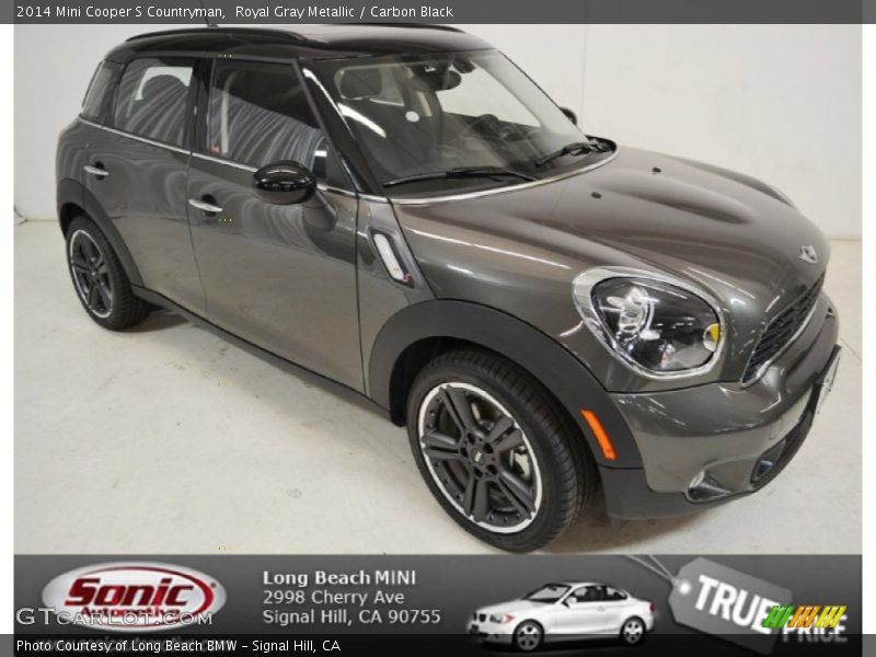 Royal Gray Metallic / Carbon Black 2014 Mini Cooper S Countryman