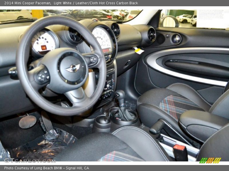 Light White / Leather/Cloth Hot Cross Carbon Black 2014 Mini Cooper Paceman