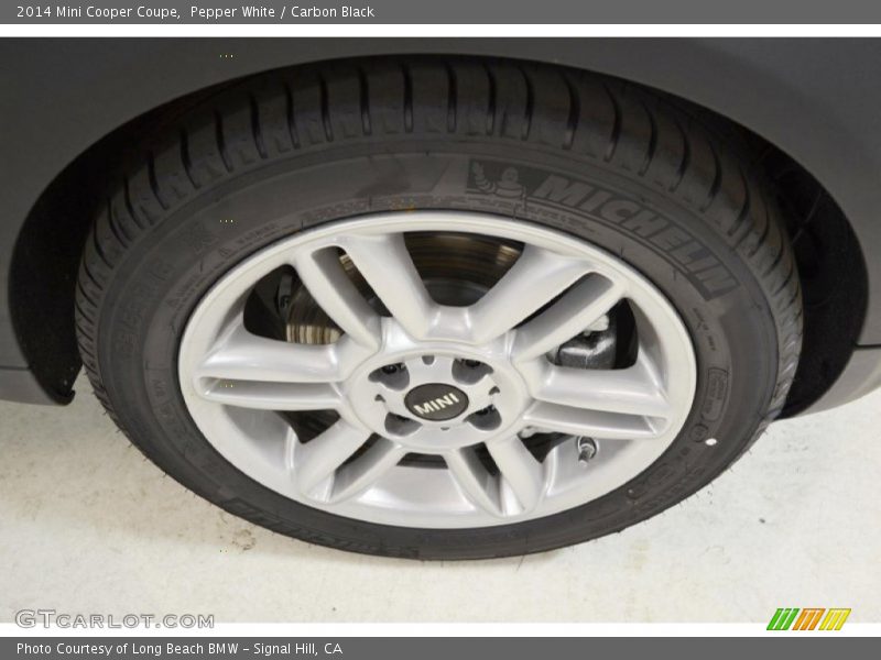 Pepper White / Carbon Black 2014 Mini Cooper Coupe