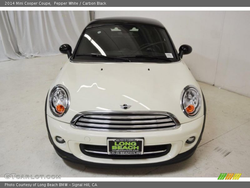 Pepper White / Carbon Black 2014 Mini Cooper Coupe