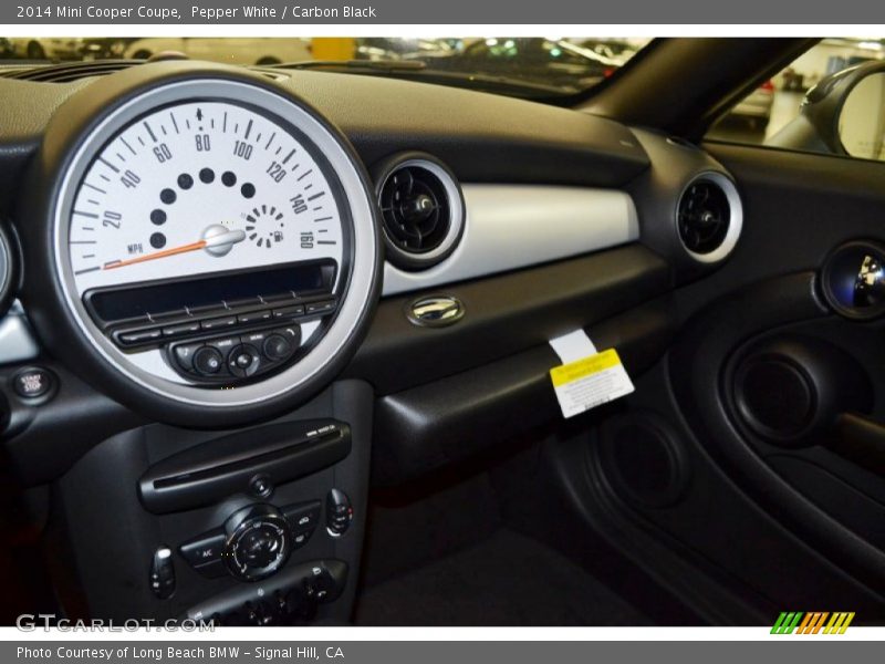 Pepper White / Carbon Black 2014 Mini Cooper Coupe