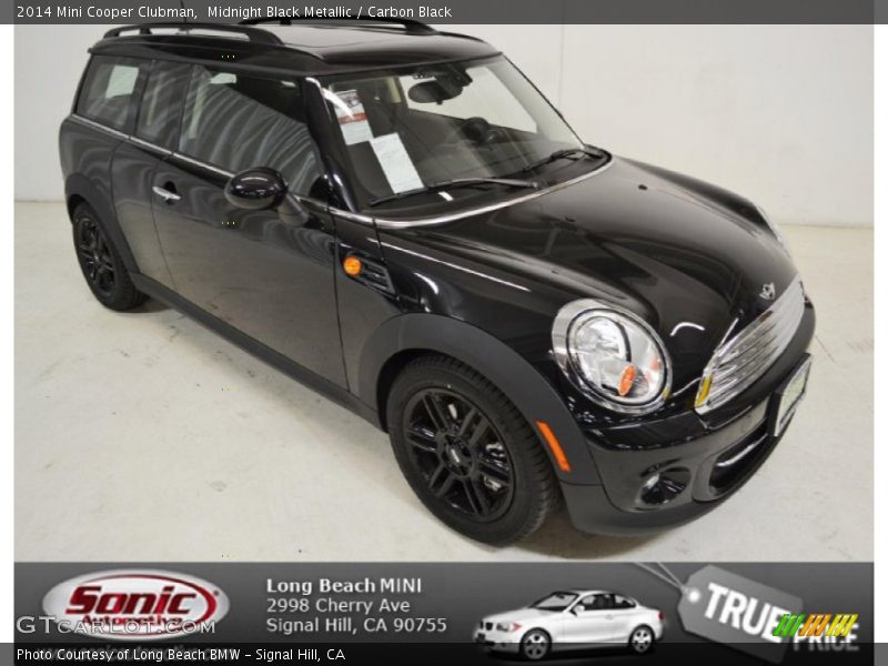 Midnight Black Metallic / Carbon Black 2014 Mini Cooper Clubman