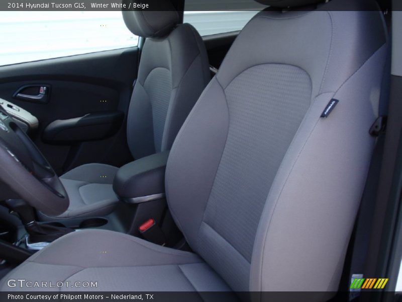 Winter White / Beige 2014 Hyundai Tucson GLS