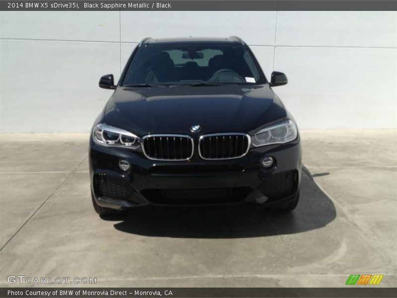 Black Sapphire Metallic / Black 2014 BMW X5 sDrive35i