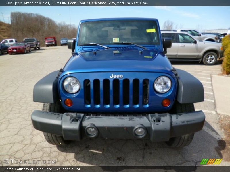 Surf Blue Pearl Coat / Dark Slate Gray/Medium Slate Gray 2009 Jeep Wrangler X 4x4