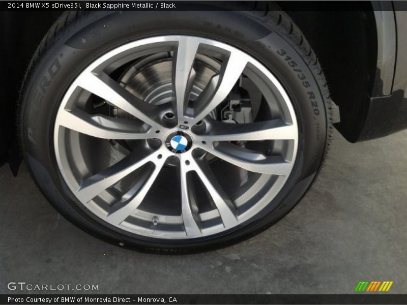 Black Sapphire Metallic / Black 2014 BMW X5 sDrive35i