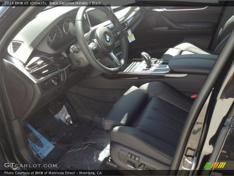 Black Sapphire Metallic / Black 2014 BMW X5 sDrive35i