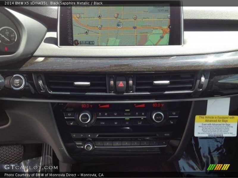 Black Sapphire Metallic / Black 2014 BMW X5 sDrive35i