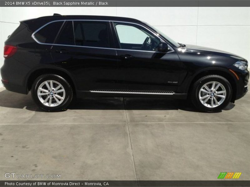 Black Sapphire Metallic / Black 2014 BMW X5 xDrive35i