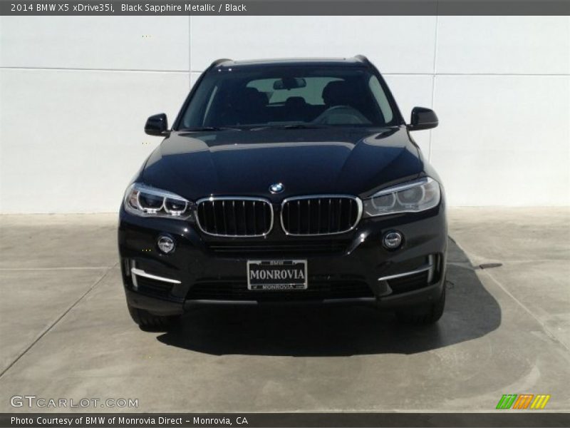 Black Sapphire Metallic / Black 2014 BMW X5 xDrive35i