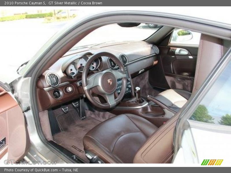  2010 Cayman S Cocoa Brown Interior