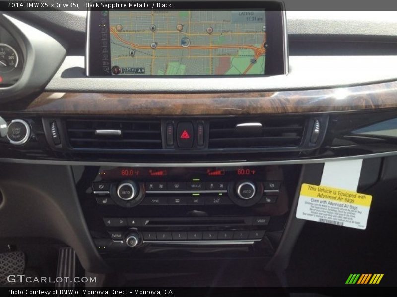 Black Sapphire Metallic / Black 2014 BMW X5 xDrive35i
