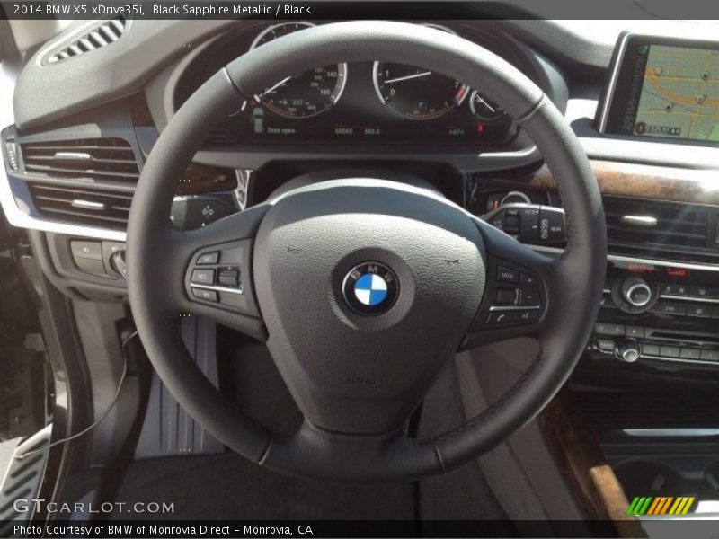 Black Sapphire Metallic / Black 2014 BMW X5 xDrive35i
