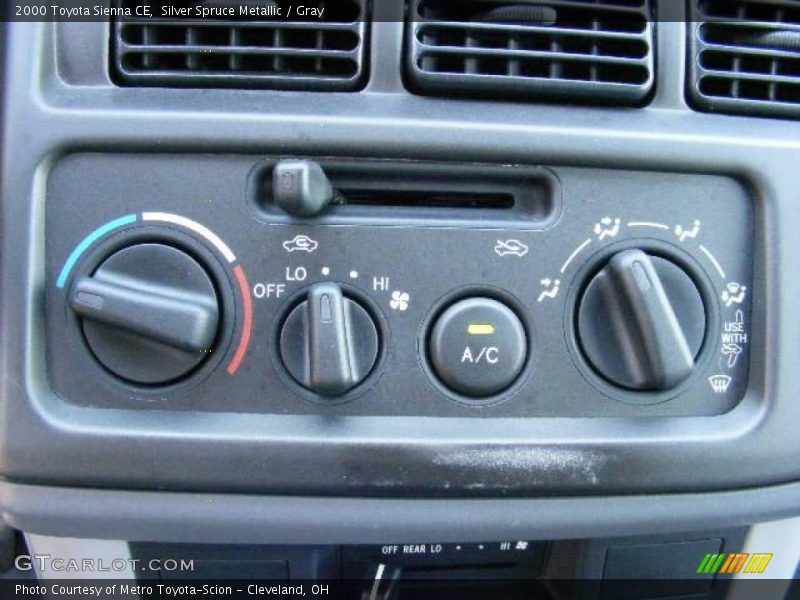 Silver Spruce Metallic / Gray 2000 Toyota Sienna CE
