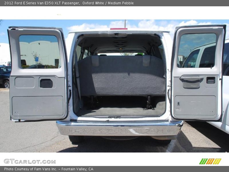 Oxford White / Medium Pebble 2012 Ford E Series Van E350 XLT Passenger