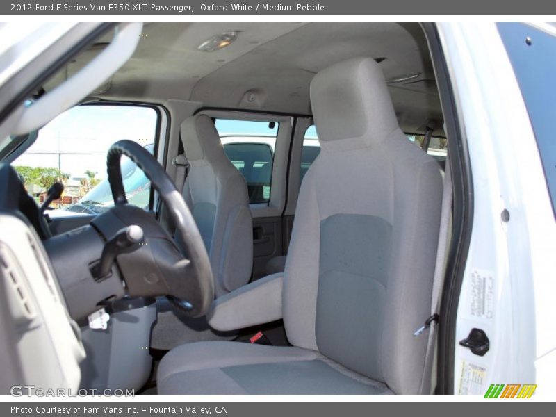 Oxford White / Medium Pebble 2012 Ford E Series Van E350 XLT Passenger
