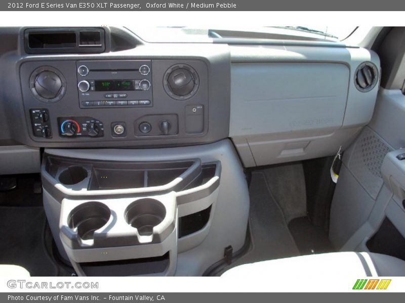 Oxford White / Medium Pebble 2012 Ford E Series Van E350 XLT Passenger