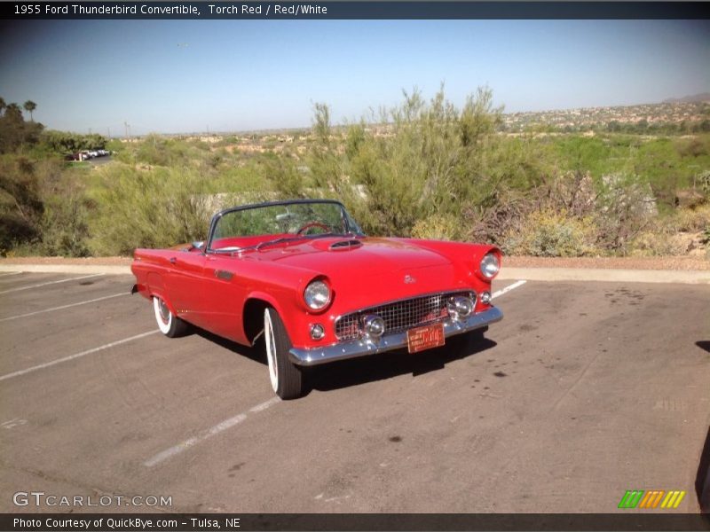 Torch Red / Red/White 1955 Ford Thunderbird Convertible