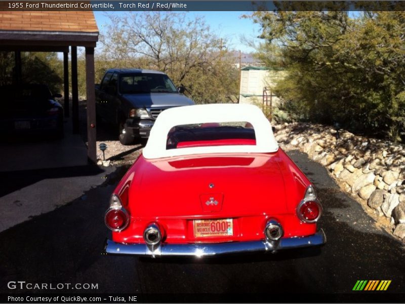 Torch Red / Red/White 1955 Ford Thunderbird Convertible