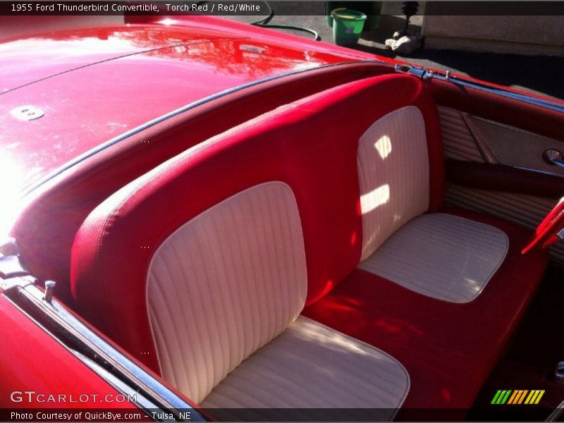 Torch Red / Red/White 1955 Ford Thunderbird Convertible