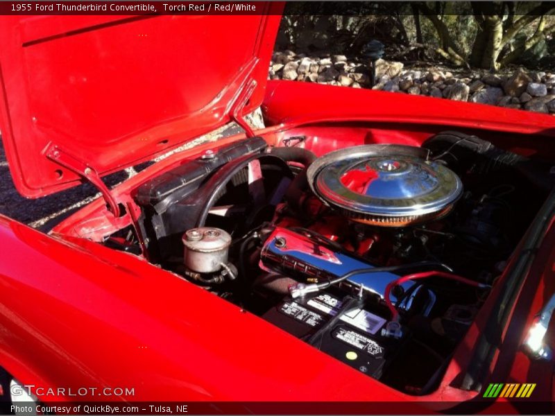 Torch Red / Red/White 1955 Ford Thunderbird Convertible