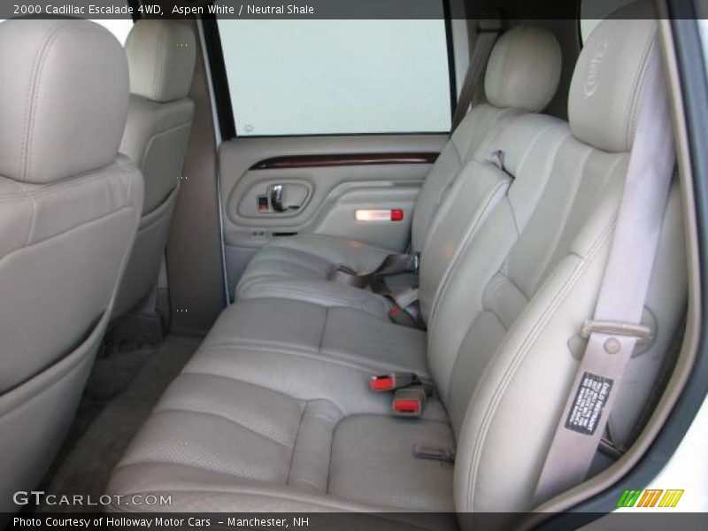 Aspen White / Neutral Shale 2000 Cadillac Escalade 4WD