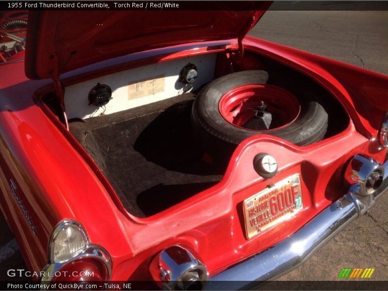 Torch Red / Red/White 1955 Ford Thunderbird Convertible
