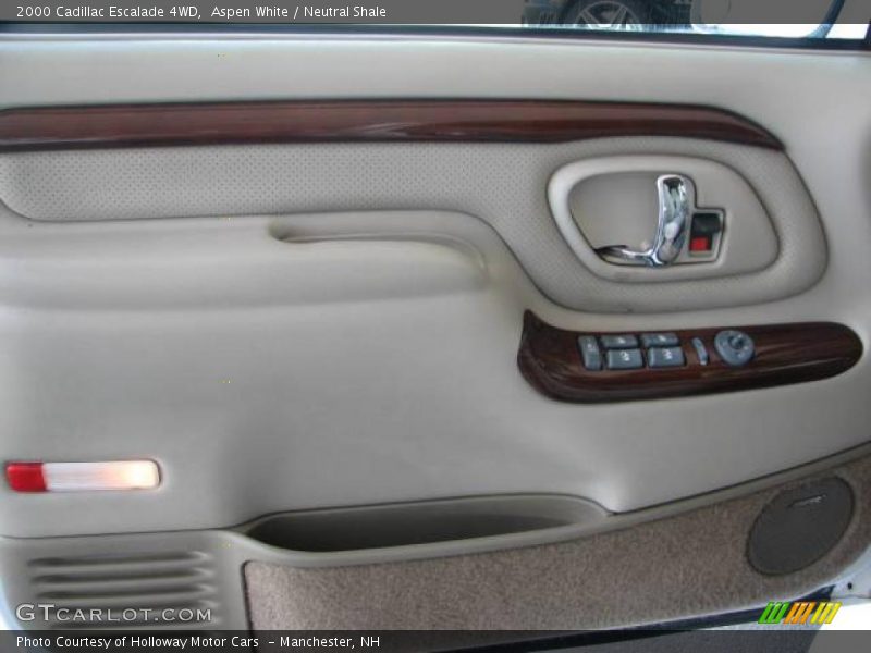 Aspen White / Neutral Shale 2000 Cadillac Escalade 4WD